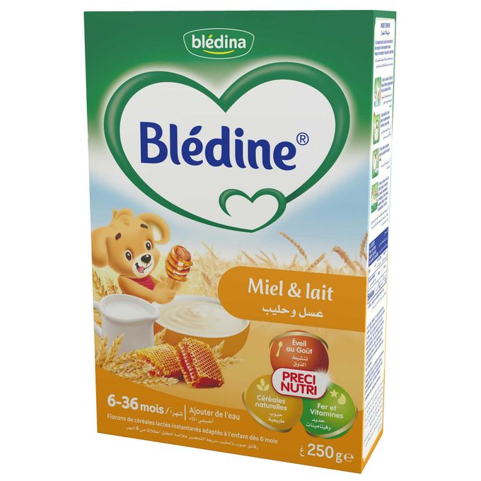 Blédine - Saveur Miel - Dès 8 Mois - Blédina - 400 g - Gallia