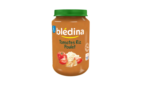 Purée Blédina Tomates Riz Poulet pot de 200g