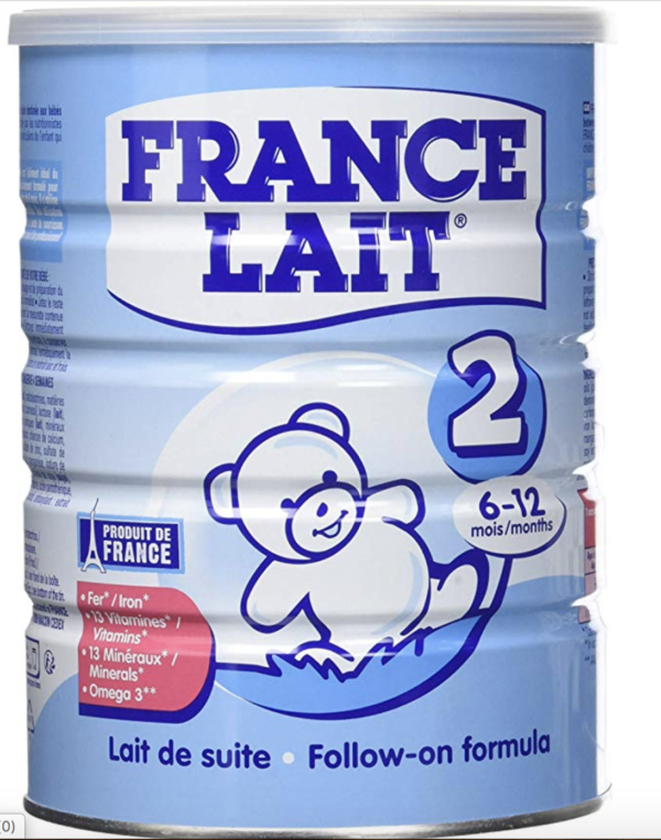 France Lait Lait infantile 2ème Age de 6 à 12 Mois 900g