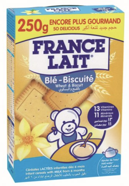 France Lait Cereales Ble Biscuit 250g Pharmacie Sainte Marie