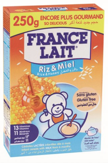 France Lait Cereales Riz Et Miel 250g Pharmacie Sainte Marie