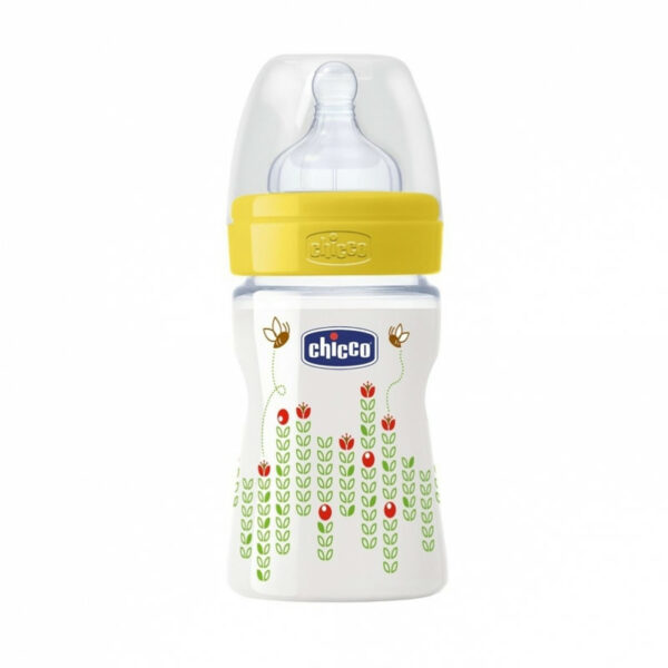 Chicco - Biberon Well-Being en Silicone- 150ml