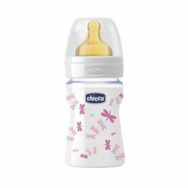 Chicco - Biberon en Polypropylène en latex avec Déco - 150ml