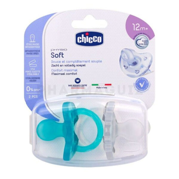 Chicco - Sucette Physio Bleue 12 mois + - B2