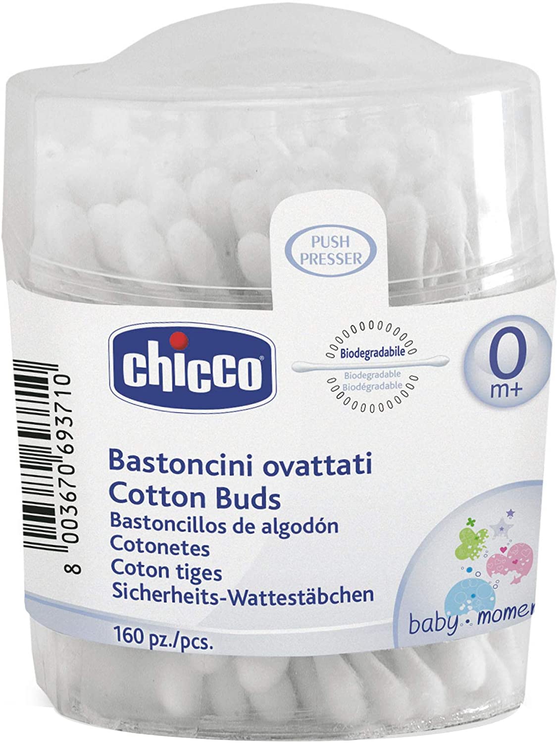 Chicco - Cotons-Tiges pour bébé Care et hygiène - B/160 - Pharmacie Sainte  Marie