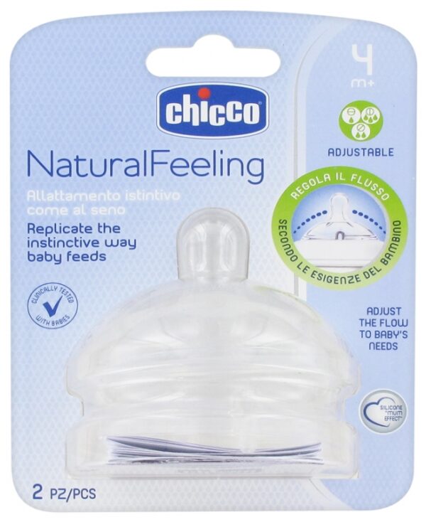 Chicco - Natural Feeling Tétines 4 mois - B2