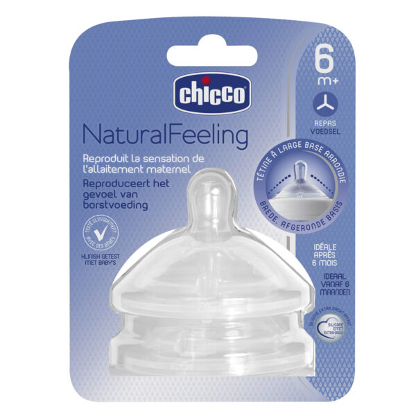 Chicco - Natural Feeling Tétines 6 mois - B2