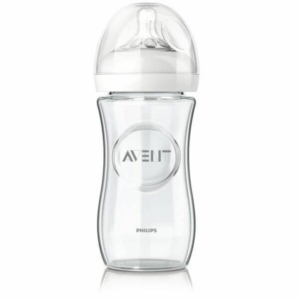 Philips AVENT -  Biberon Natural Verre - 240ml