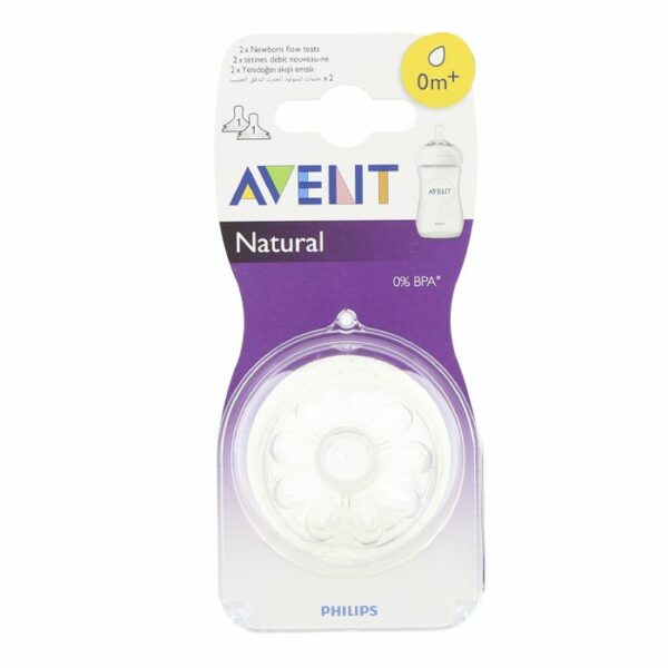 Philips AVENT - Lot de 2 Tétines Natural Nouveau-Né