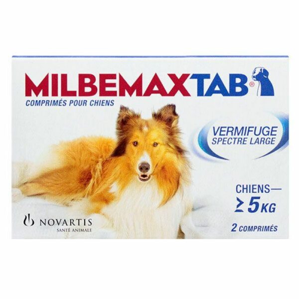 Milbemax Tab Vermifuge pour chien - B2