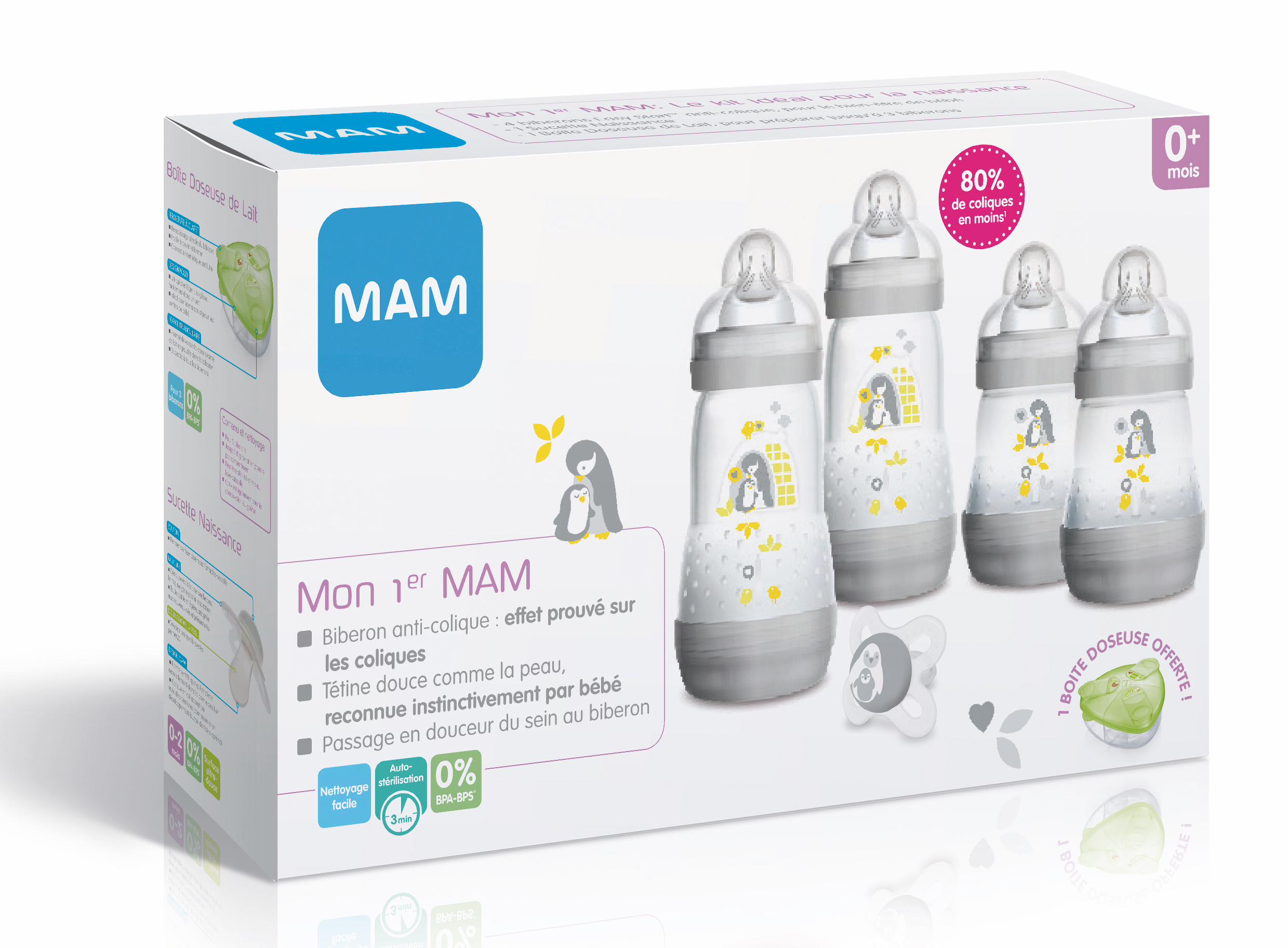 Biberon mam naissance anti-colique - MAM | Beebs