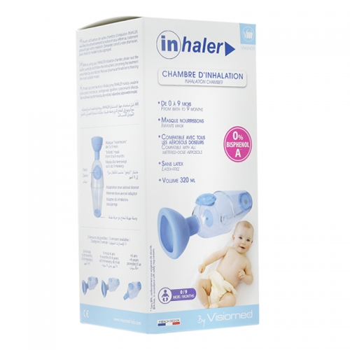 Visiomed Inhaler Chambre d'Inhalation pour bébé 0-9 mois - Pharmacie Sainte  Marie