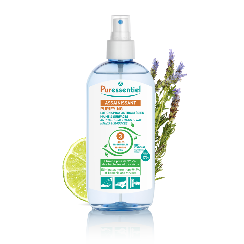 Lotion Spray Antibactérien mains & surfaces- 250 ml - Pharmacie